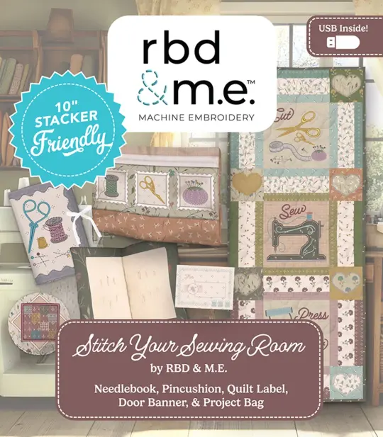 Stitch Your Sewing Room - Machine Embroidery USB