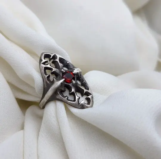 Cathedral Ring Garnet