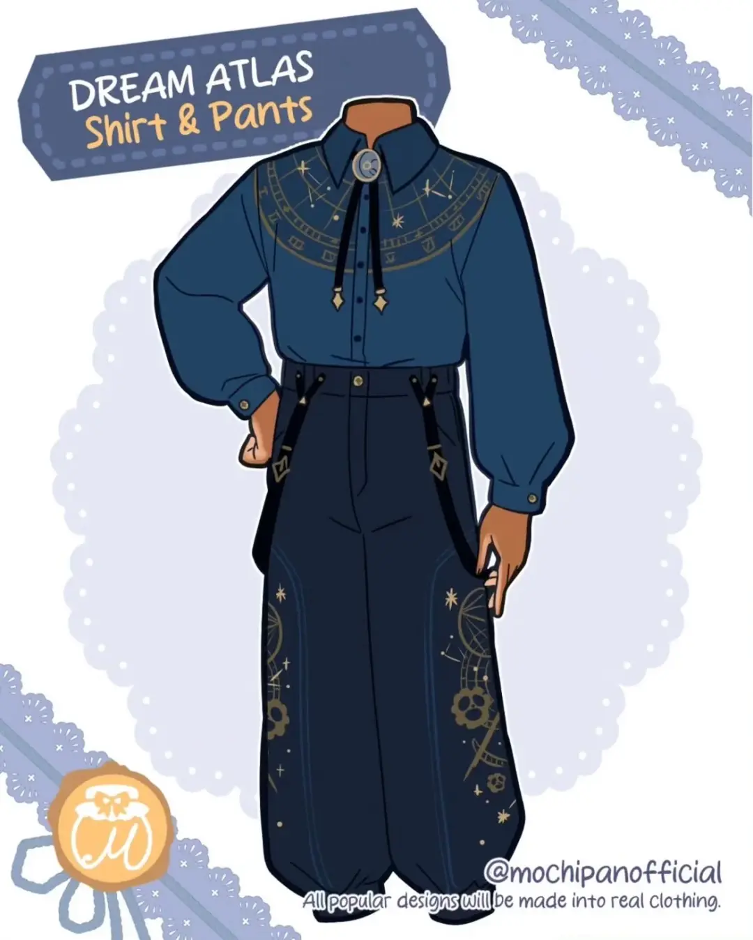 (Interest Check) Dream Atlas Masculine Shirt & Pants