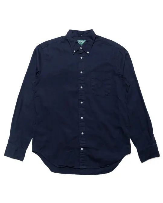 Gitman Vintage Bros. Long Sleeve Navy Overdye Oxford