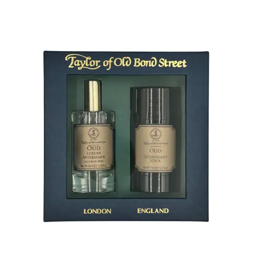 Oud Luxury Aftershave and Deodorant Gift Set