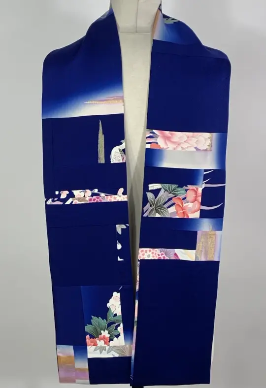 Blue Edge Scarf