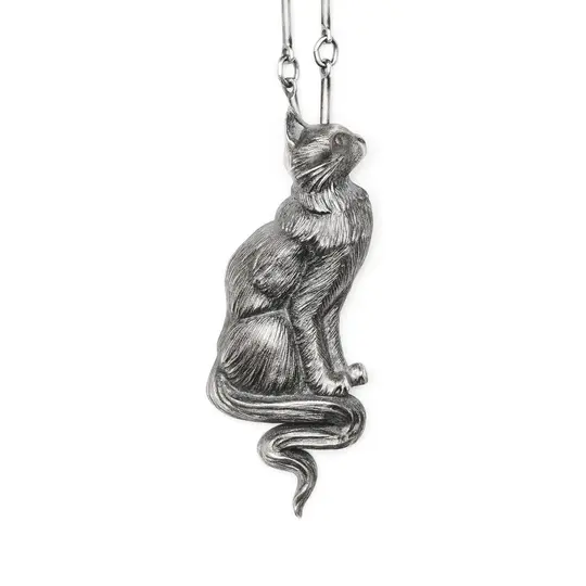 The Black Cat. Necklace. * Timed Edition *