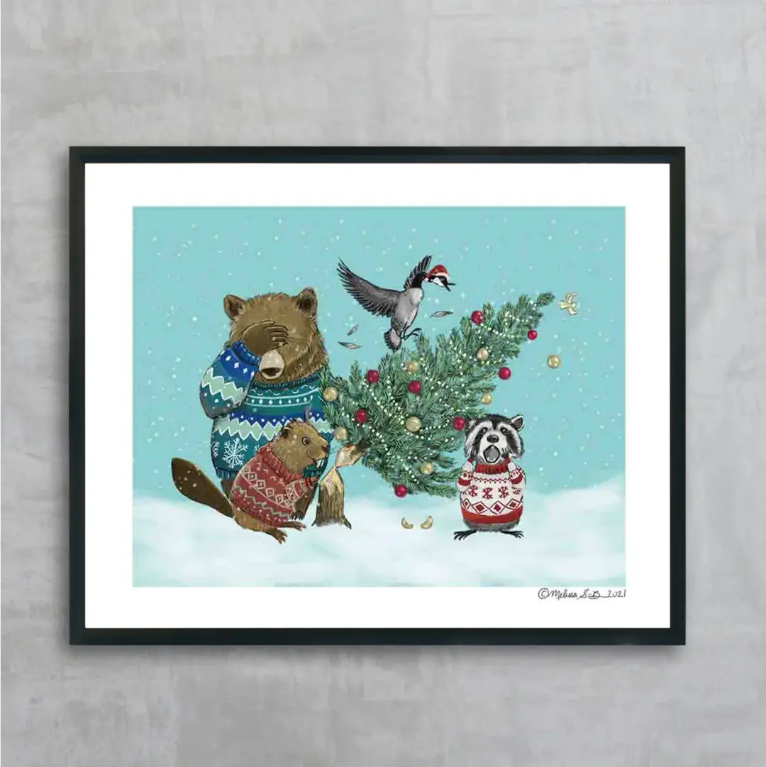 Another Dam Christmas Fine Art Print