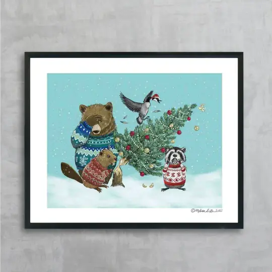 Another Dam Christmas Fine Art Print