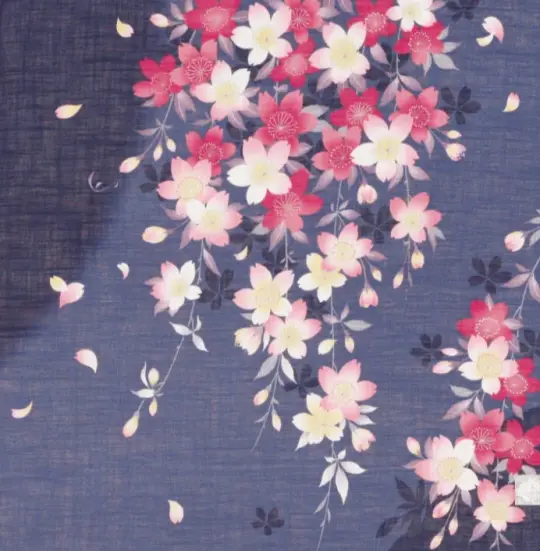 Cotton handkerchief - Cherry blossom (3 colors)