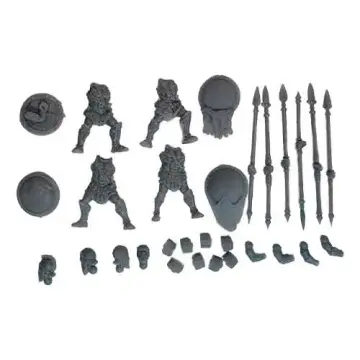 image of 32mm greek hoplite miniatures kit