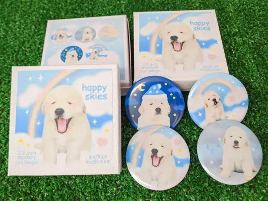 happy skies mystery can badge (blind box)