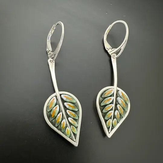 Green and Gold Leaves and Sttems