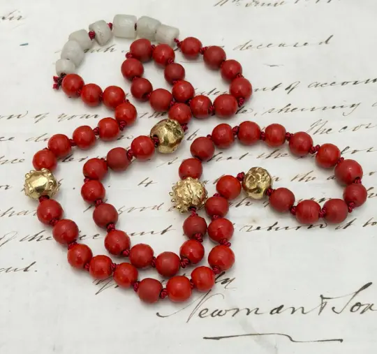 Red Bead Necklace