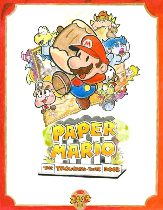 “Return to Rogueport.” PAPER MARIO: THE THOUSAND YEAR DOOR Art Print