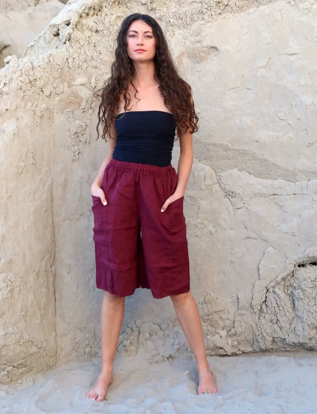 High Rise Everyday Perfect Pockets Bermuda Shorts