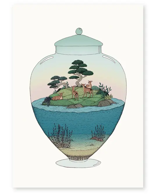 'Bambi Island' Limited Edition Art Print
