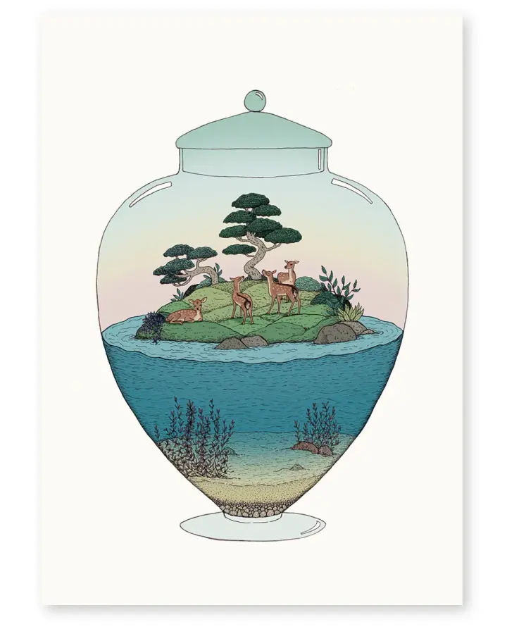 'Bambi Island' Limited Edition Art Print