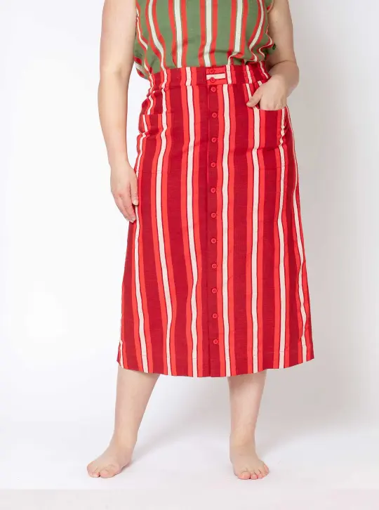 sample sale | ruth skirt madder | 4X