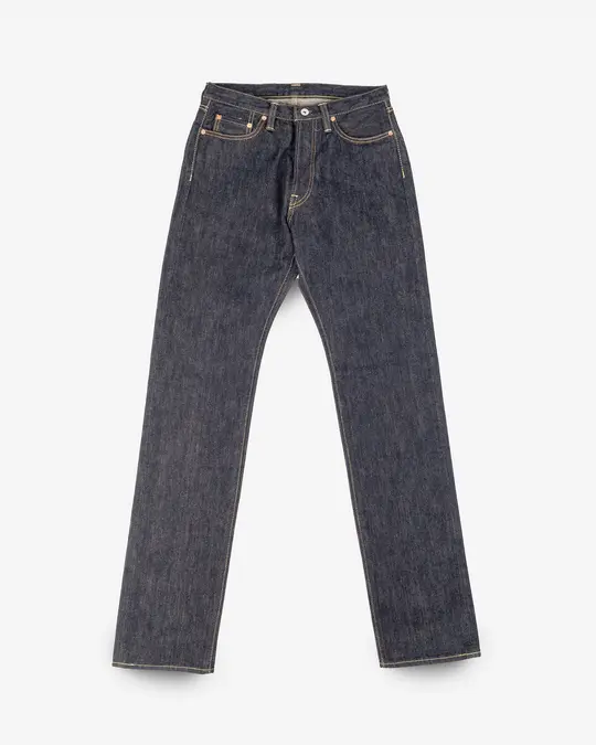 21oz Selvedge Denim Relaxed Tapered Cut Jeans - Indigo