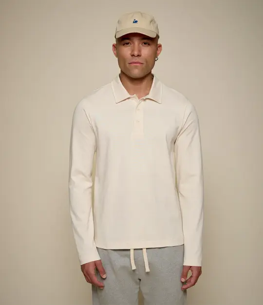 2MPOLO01LS Mid-Century Machine Refined Fit Polo Longsleeve