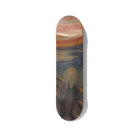 Munch The Scream Skateboard Wall Art