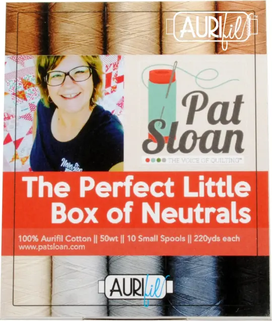 The Perfect Little Box of Neutrals Thread Collection 50wt 10 Small Spools