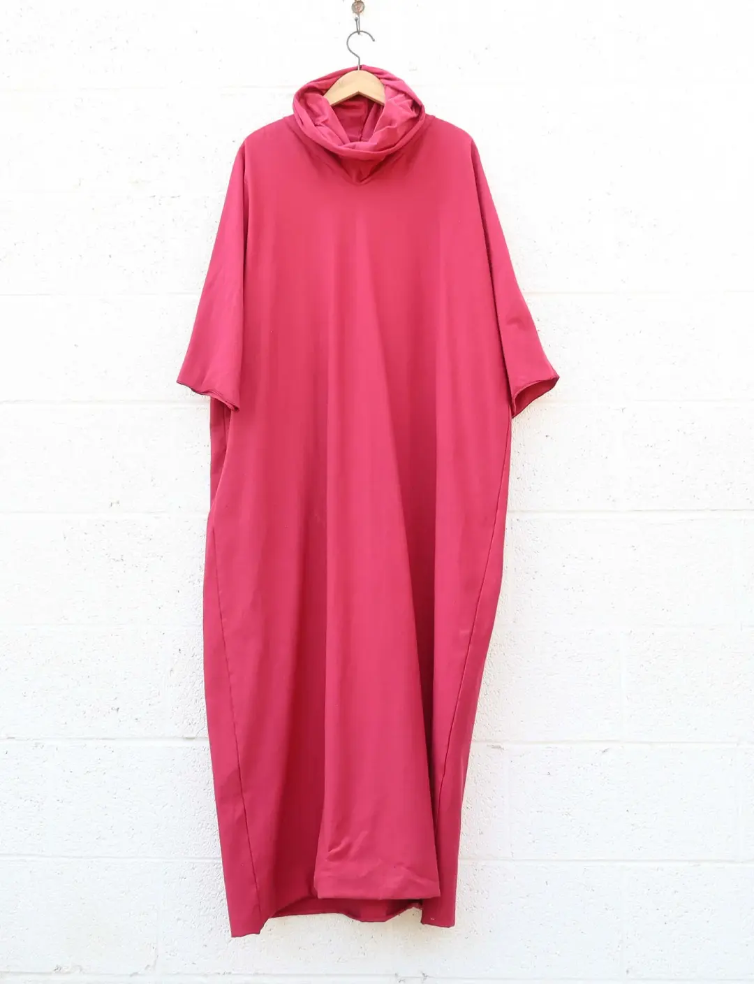 Sale - Pilgrim Poppy Long Kaftan / Heavy Stretch Cotton / M-XL / Red (56)