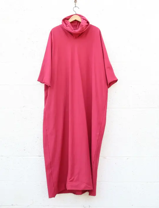 Sale - Pilgrim Poppy Long Kaftan / Heavy Stretch Cotton / M-XL / Red (56)