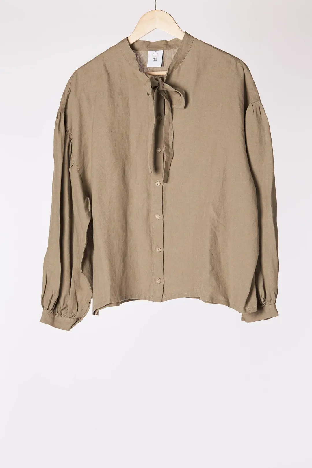 Clementine Shirt, Long Sleeve, Vetiver