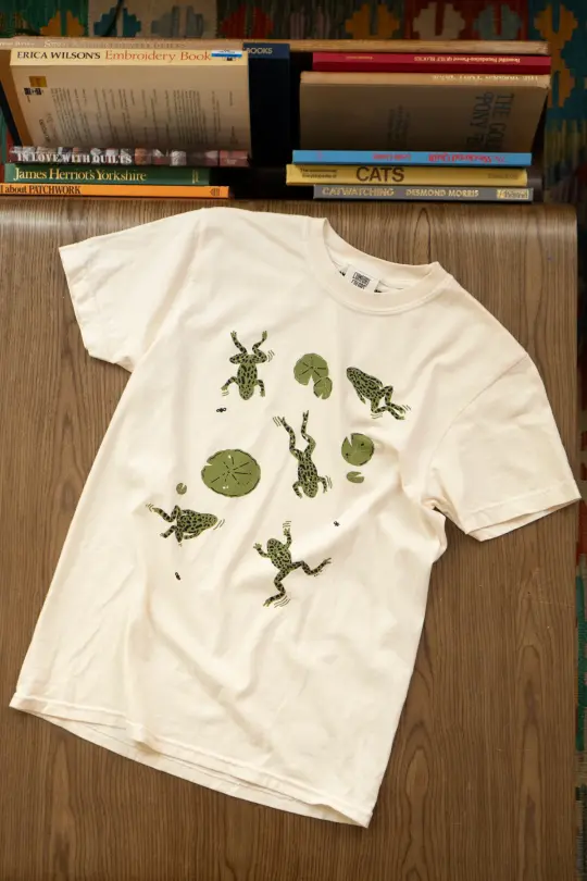 Frog Days T-Shirt | Cream