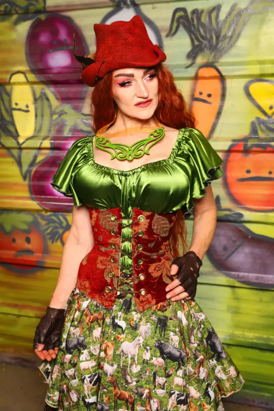 Petite Wench in Burnished Tapestry - The Hoedown Throwdown Collection