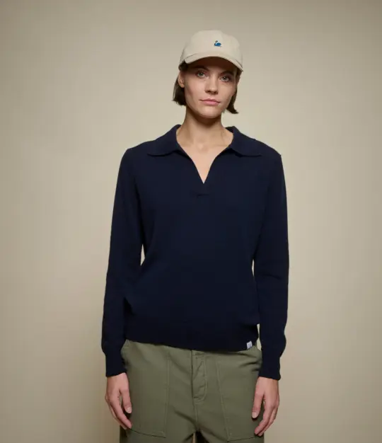 Merino Wool-Cashmere-Silk V-Neck Sweater