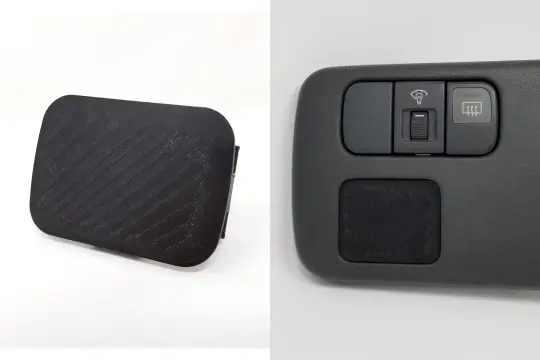 92-95 Civic (All) Power Mirror Switch Delete Plate