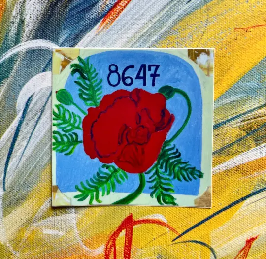 8647 POPPY Flowers