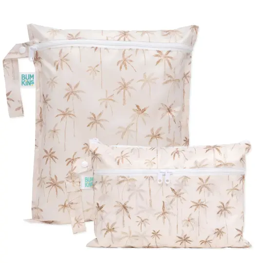 Wet Bag + Wet/Dry Clutch Set: Palm Daze