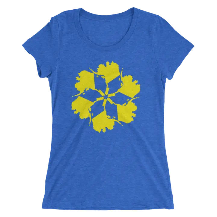 Women’s Alaska Spiral Tee - Blue