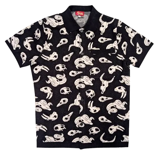 Animal Skulls Button Up