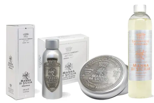 Manna di Sicilia Special Edition Trio with Shower Gel