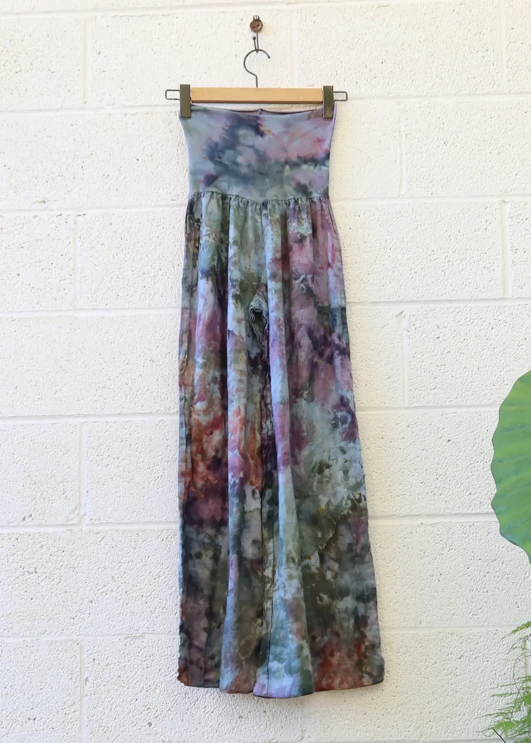 OOAK - Anoki Pant  / 2XS / Organic Linen / Ice Dye (179)