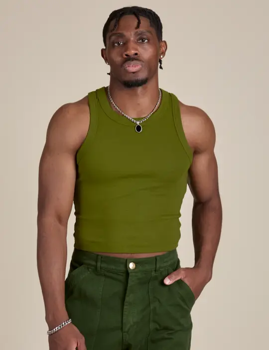 Racerback Tank - Summer Olive