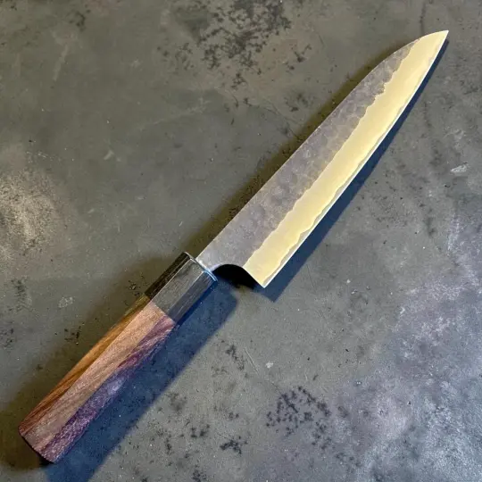 Anryu Knives Aogami Super Stainless Clad Tsuchime Petty 150mm