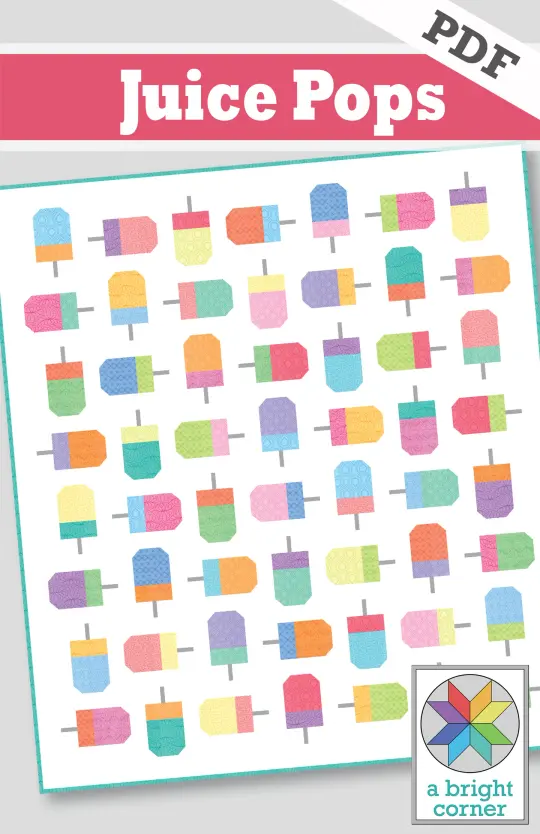 Juice Pops quilt pattern - PDF version