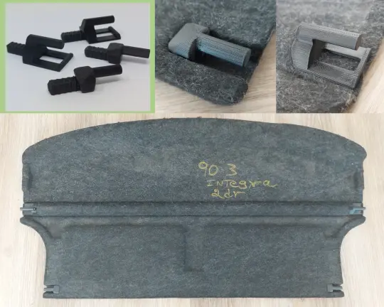 90-93 Acura Integra Cargo Cover Bracket Replicas