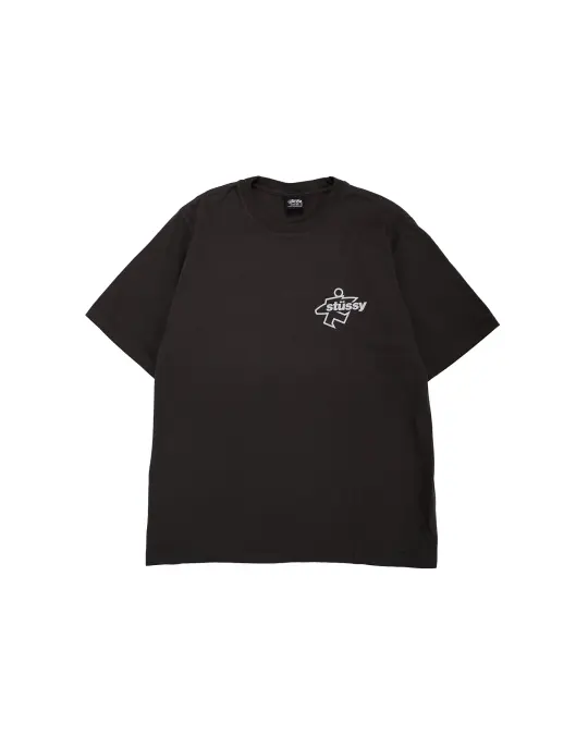 Stüssy Surf Size Pigment Dyed Tee Faded Black