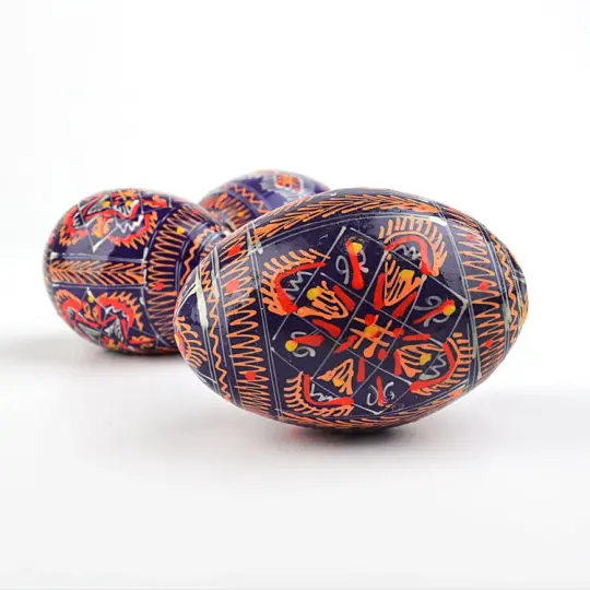 Purple Pisanki Eggs (3)