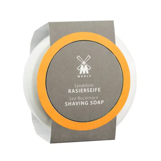 MÜHLE SHAVECARE Shaving Bowl w/ Shave Soap, Porcelain, Sea Buckthorn