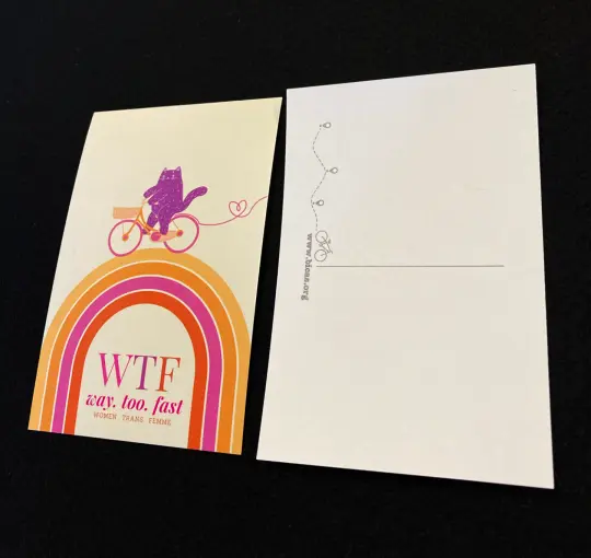 WTF Cat Postcard