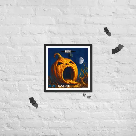 Blue Samhain Framed Print | Available In Multiple Sizes!