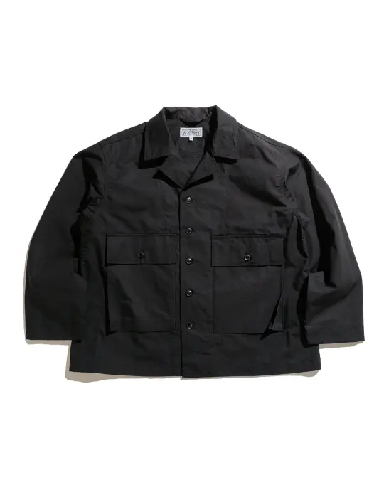 Engineered Garments Workaday Sea Bees Jacket Black Cotton Ripstop