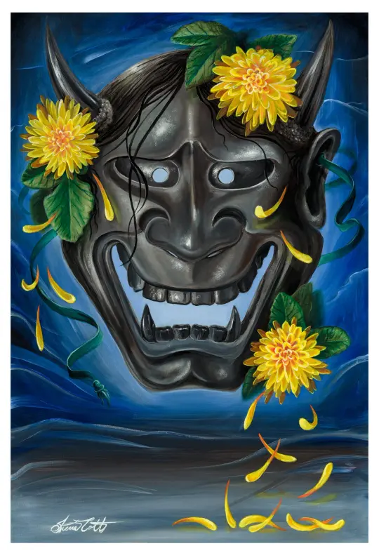 "Iron Will"  Hannya Mask