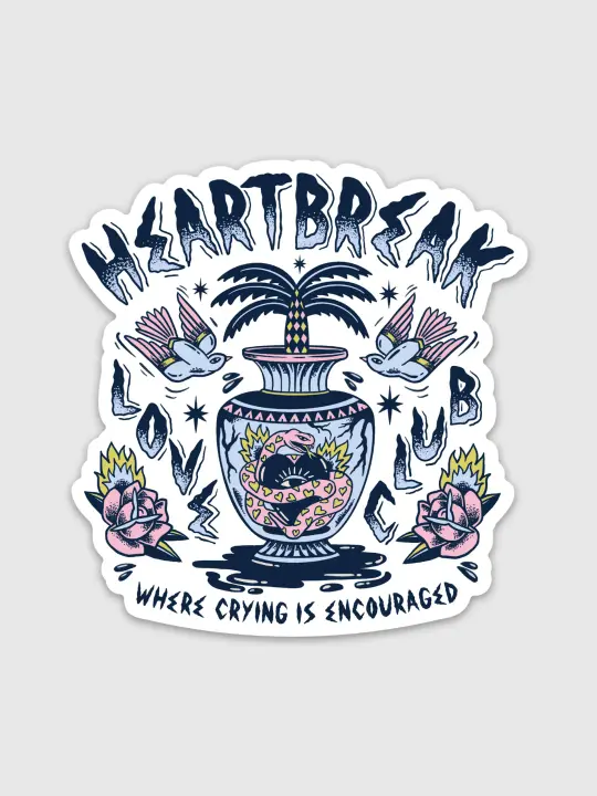 Heartbreak Sticker
