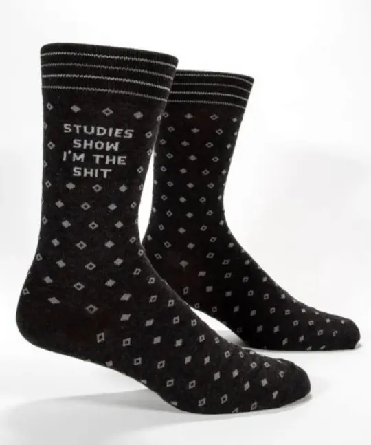 Studies Show I'm The Shit Men's Crew Socks