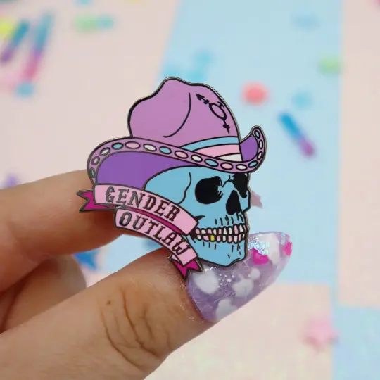 Gender Outlaw Enamel Pin